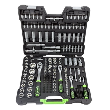 MALETÍN DE HERRAMIENTAS DE 179 PIEZAS CON VASOS HEXAGONALES CINCADO- 54035 JBM - Imagen 1