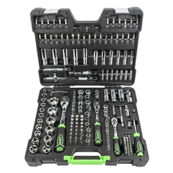 MALETÍN DE HERRAMIENTAS DE 179 PIEZAS CON VASOS HEXAGONALES CROMADO- 54035 JBM - Imagen 1