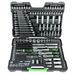 MALETÍN DE HERRAMIENTAS DE 216 PIEZAS CON VASOS HEXAGONALES CINCADO JBM - Imagen 1