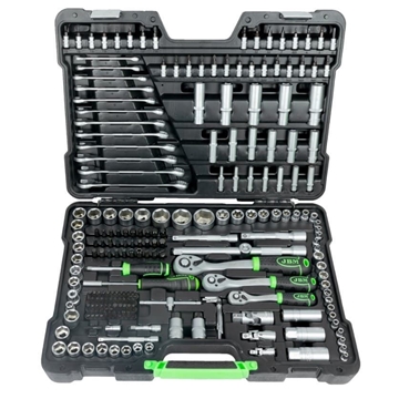 MALETÍN DE HERRAMIENTAS DE 216 PIEZAS CON VASOS HEXAGONALES CINCADO JBM - Imagen 1