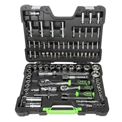 MALETÍN DE HERRAMIENTAS DE 94 PIEZAS CON VASOS HEXAGONALES CROMADO- 54049 - Imagen 1