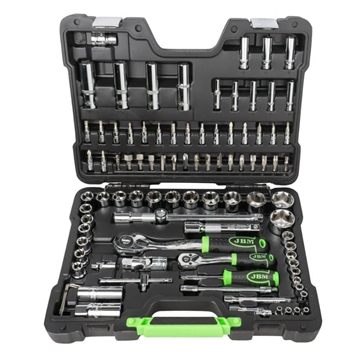 MALETÍN DE HERRAMIENTAS DE 94 PIEZAS CON VASOS HEXAGONALES CROMADO- 54049 - Imagen 1