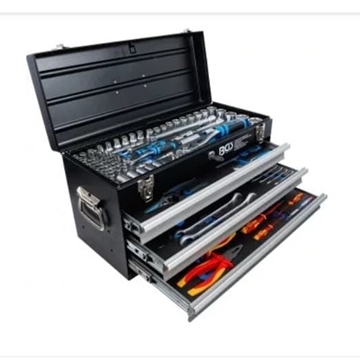 Maletín de herramientas metálico | 3 cajones | con 147 herramientas - 3350 BGS - Imagen 1