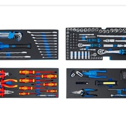 Maletín de herramientas metálico | 3 cajones | con 147 herramientas - 3350 BGS - Imagen 2