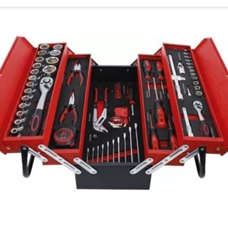 Maletín de herramientas metálico incl. surtido de herramientas | 86 piezas - 6056 BGS - Imagen 1