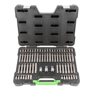 MALETÍN DE PUNTAS 75 PIEZAS HEXAGONALES, XZN, RIBE, TORX Y TORX INV.- 52550 JBM - Imagen 1