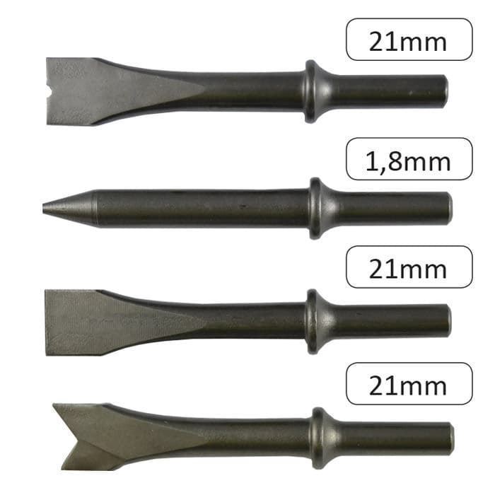 MARTILLO NEUMÁTICO 1/2" 9 PCS  52718 JBM - Imagen 2