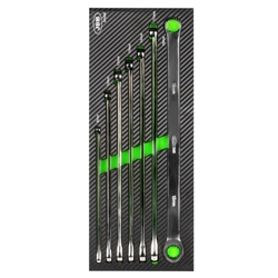 MÓDULO DE 7 LLAVES CON TRINQUETE EXTRALARGAS- 54066 JBM - Imagen 1