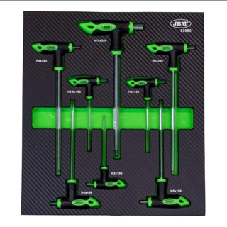 MÓDULO DE 8 LLAVES ALLEN EN FORMA DE "T"- 53980 JBM - Imagen 1