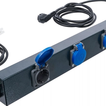 Regleta de conexión a la red | 4 tomas | para sistema de módulos de pared - 80190 BGS - Imagen 1