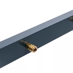 Regleta de conexión de aire comprimido | 2 tomas | para sistema de módulos de pared - 80191 BGS - Imagen 1