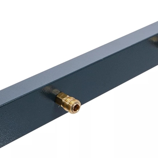 Regleta de conexión de aire comprimido | 2 tomas | para sistema de módulos de pared - 80191 BGS - Imagen 1