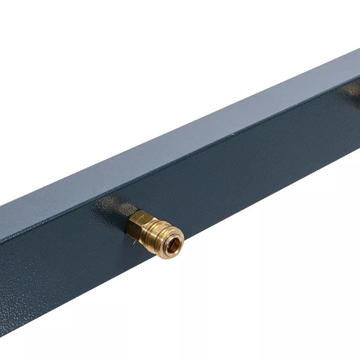 Regleta de conexión de aire comprimido | 2 tomas | para sistema de módulos de pared - 80191 BGS - Imagen 1