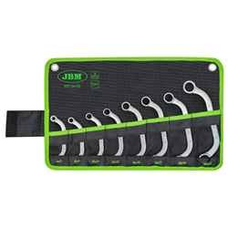 SET 8 LLAVES TIPO "C" CABEZAL REDONDO 12 CANTOS- 54159 JBM - Imagen 1