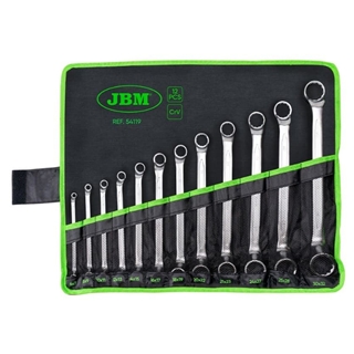 SET DE 12 LLAVES DE ESTRELLA ACODADAS 12 CANTOS- 54119 JBM - Imagen 1