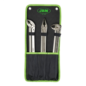 SET DE 3 ALICATES DE MORDAZA EXTRALARGAS- 52982 JBM - Imagen 1