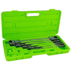 SET DE 6 LLAVES ARTICULADAS CON TRINQUETE EN MALETÍN- 15122 JBM - Imagen 1