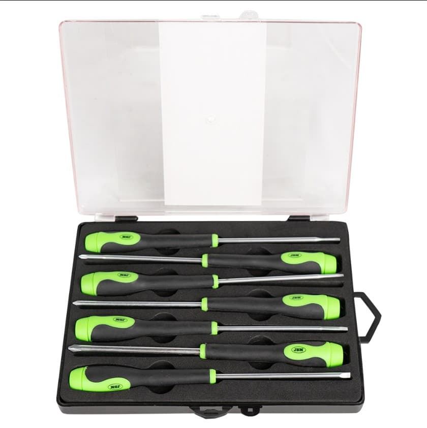 SET DE 7 DESTORNILLADORES LARGOS- 53917 JBM - Imagen 1