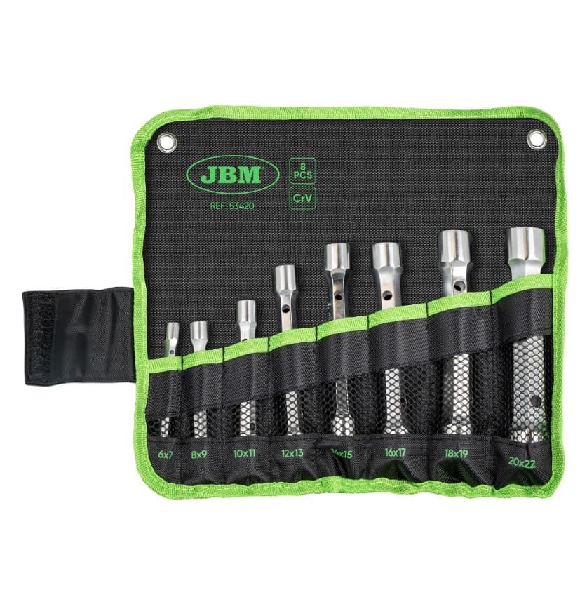 SET DE 8 LLAVES DE TUBO- 53420 JBM - Imagen 1