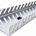 Soporte para llaves combinadas | 14 bandejas | para sistema de módulos de pared - 80194 BGS - Imagen 1