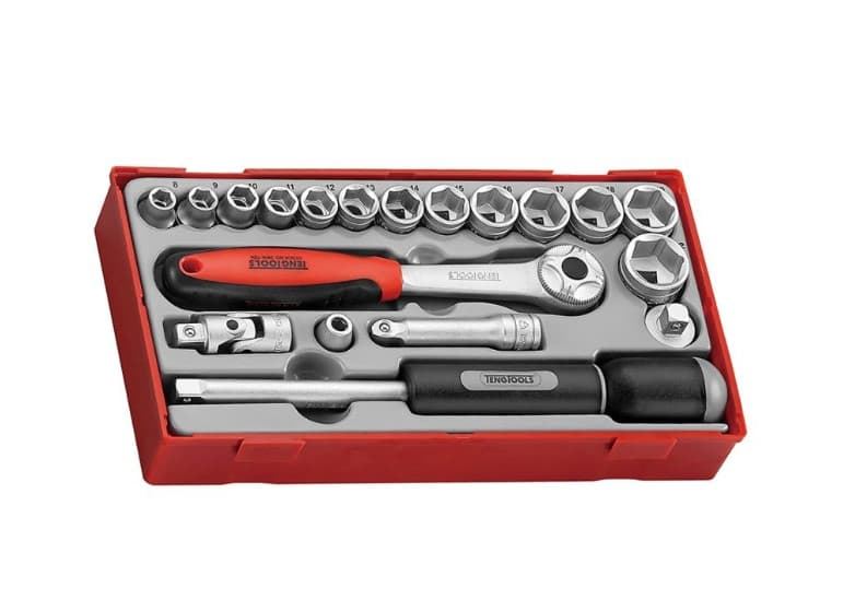 TT3819 19PC 3/8""""DR.MM SKT SET TC-TRAY" TT3819 19PC 3\8""""DRMM SKT SET TC-TRAY" REF.: 03520103 - Imagen 1
